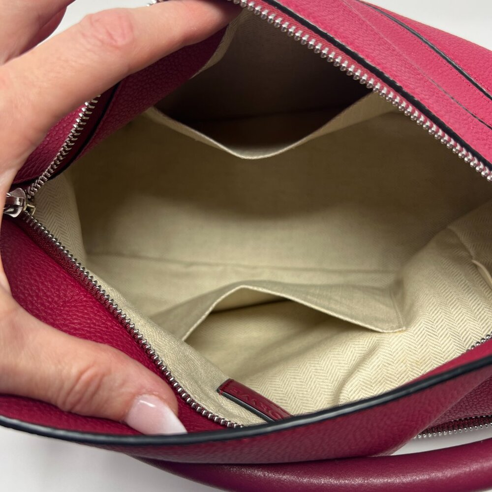 Loewe Small Puzzle Bag Raspberry Pink Leather with Dust Bag **SOLD** - Picture 14 of 17